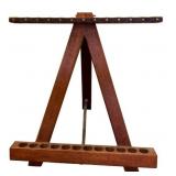 Folding 12 Fly Rod Display Rack