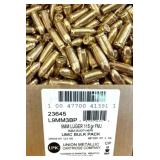 100 RDS | 9mm Luger | 115gr FMJ | UMC BULK