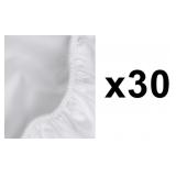 (30) PARACHUTE SATEEN FITTED SHEETS - KING