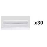 (30) PARACHUTE SATEEN FLAT SHEETS - KING