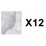 (12) PARACHUTE SATEEN FITTED SHEET - QUEEN
