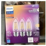 (3) CHANDELIER LIGHT BULBS