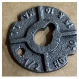(70) 1/2' ROUND MALLEABLE WASHERS