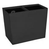 (5) Two Compartment Trash Cans