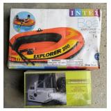 Inflatable Boat & Fog Machine
