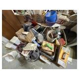 Patio Table, Outdoor Decor Bundle