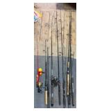 Fishing Poles w/ Tackle Box