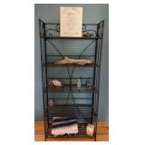 Metal Shelf w/ Contents