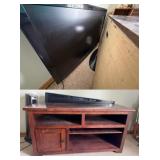 TV Stand w/ 47" Insignia LCD TV