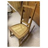 Cane Seat Rocking Chair