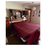 Vintage Queen Bed w/ Storage