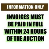 INVOICES MUST BE PAID WITHIN 24 HOURS