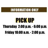 PICK UP TIMES