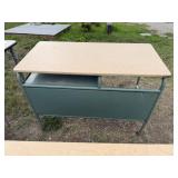 Vintage Double-Student School Desk