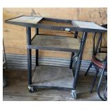 Utility Cart w/ Electric Power Strip