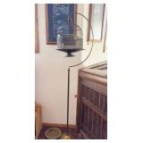 Antique Hendryx Brass Wire Bird Cage
