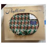 Red & Green Vintage Pendleton Blanket Wool