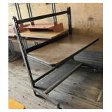 Mobile Two-Tier Media Cart