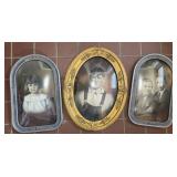 Antique Convex Glass Frames