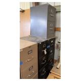 (3) Filing Cabinets