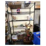 Metal Wire Shelf w/ Casters