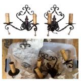 Faux Candle Wall Sconce Lights (4)