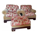 Stanford Furniture Corp Arm Chairs & Ottoman Set
