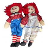 Raggedy Ann & Andy Dolls Handmade
