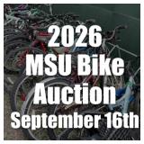 2026 MSU Bike Auction | September 16th