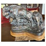 Tobin Capp LE Bison Sculpture Bronze