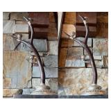 Set of 3 Candle Antler Candelabras