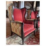 Upholstered Wingback Armchair #2
