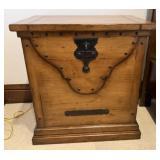 Rustic Wooden Storage Chest
