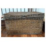 Wicker Storage Trunk