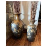 Rustic Ceramic Floor Vases