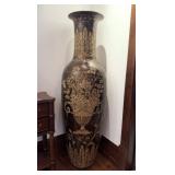 Large Floor Floral Design Vase #1