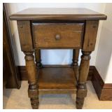Country Cabin End Table