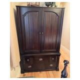Arched Panel Door Armoire