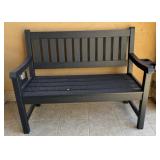 Patio Bench w/ Cup Holders