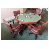 Poker Table w/ 4 Chairs