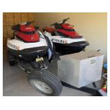 2011 Sea-Doo GTX 215 Rotax 4TEC Jet Skis & Trailer