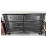 6-Drawer Dresser w/ Wall Mirror
