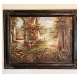 Impressionist-Style Courtyard Wall Art