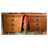 Rustic Wooden Nightstands