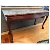 Stone Top Console Table