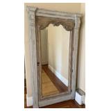 Glamour Floor Mirror w/Jewelry Armoire Storage