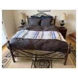 Metal Scroll Full Bed