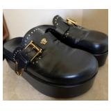 Versace Leather Mules