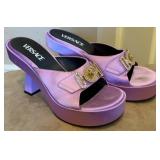 Versace Medusa Insignia Satin Slides