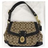 Coach Legacy Ali Signature Flap Shoulder Bag